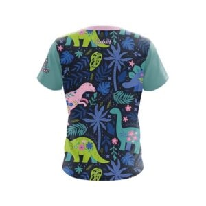 Alternative view of Dinosaurs Semi-Custom CoolWick Bowling Jersey