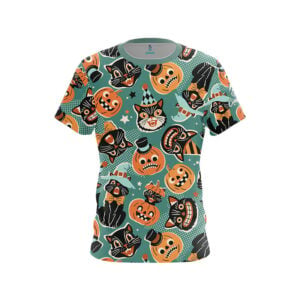 Meow-loween Party Semi-Custom CoolWick Bowling Jersey