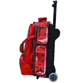 Epic 3 Ball Triple Superior Deluxe Red Holo Bowling Bag
