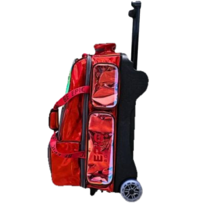 Epic 3 Ball Triple Superior Deluxe Red Holo Bowling Bag