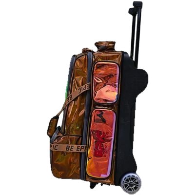 Epic 3 Ball Triple Superior Deluxe Chocolate Holo Bowling Bag