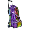 Epic 3 Ball Triple Superior Deluxe Violet Holo Bowling Bag