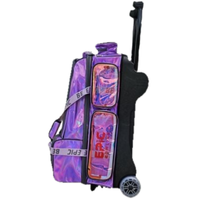 Epic 3 Ball Triple Superior Deluxe Violet Holo Bowling Bag