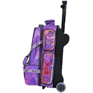 Epic 3 Ball Triple Superior Deluxe Violet Holo Bowling Bag