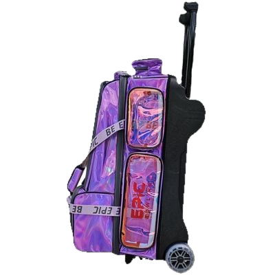 Epic 3 Ball Triple Superior Deluxe Violet Holo Bowling Bag