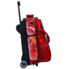 Epic 3 Ball Triple Superior Deluxe Red Holo Bowling Bag