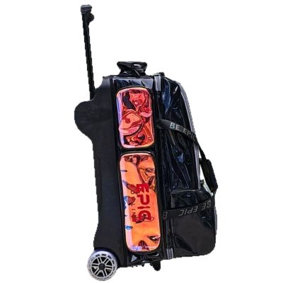 Epic 3 Ball Triple Superior Deluxe Black Holo Bowling Bag