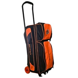 KR Cincinnati Bengals Premium 3 Ball Triple Roller NFL Bowling Bag