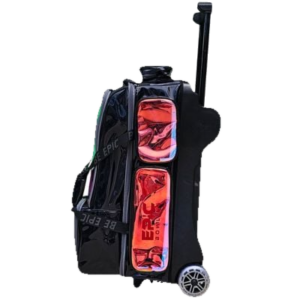 Epic 3 Ball Triple Superior Deluxe Black Holo Bowling Bag