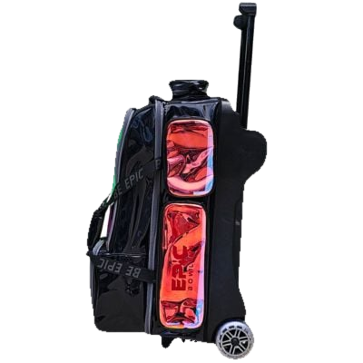 Epic 3 Ball Triple Superior Deluxe Black Holo Bowling Bag