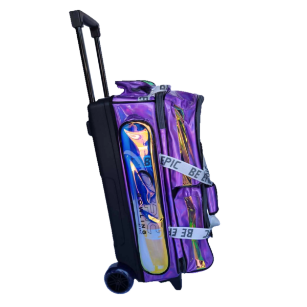 Epic 3 Ball Triple Luminous Violet Holo Bowling Bag