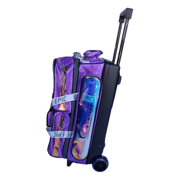 Epic 3 Ball Triple Luminous Violet Holo Bowling Bag