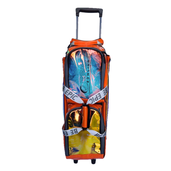 Epic 3 Ball Triple Luminous Orange Bowling Bag