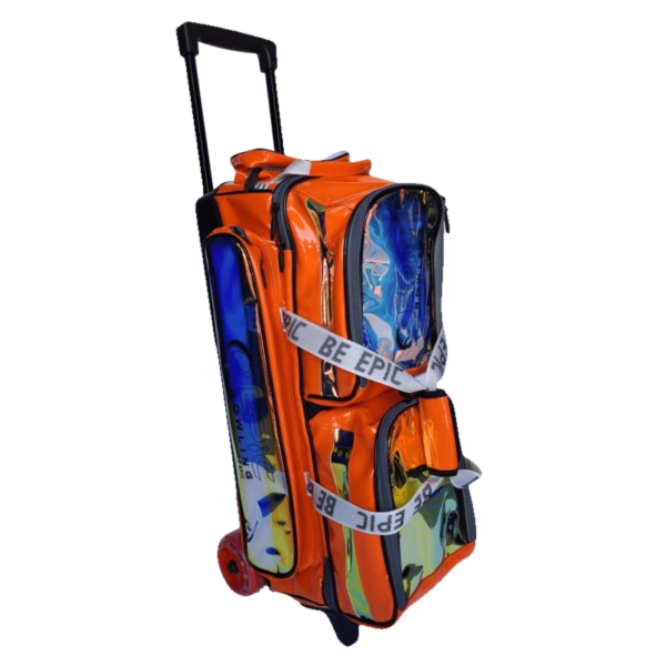 Epic 3 Ball Triple Luminous Orange Bowling Bag