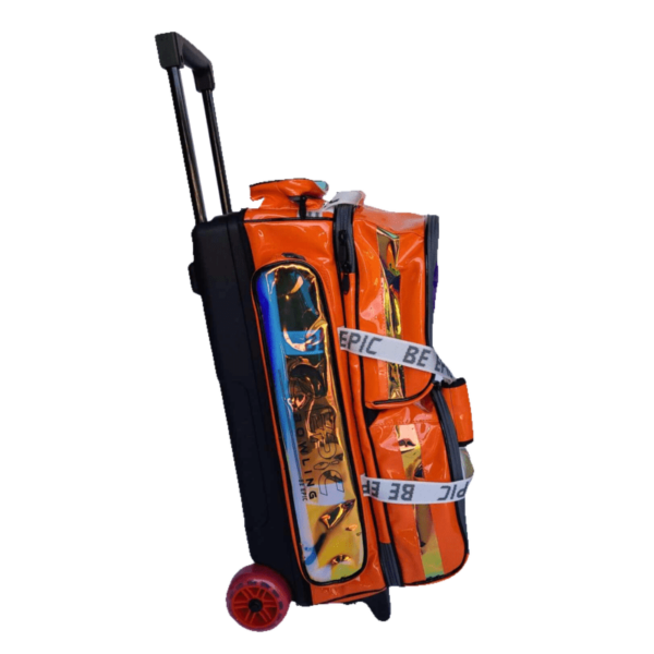 Epic 3 Ball Triple Luminous Orange Bowling Bag