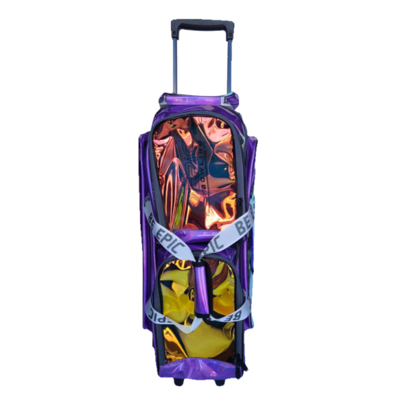 Epic 3 Ball Triple Luminous Violet Holo Bowling Bag
