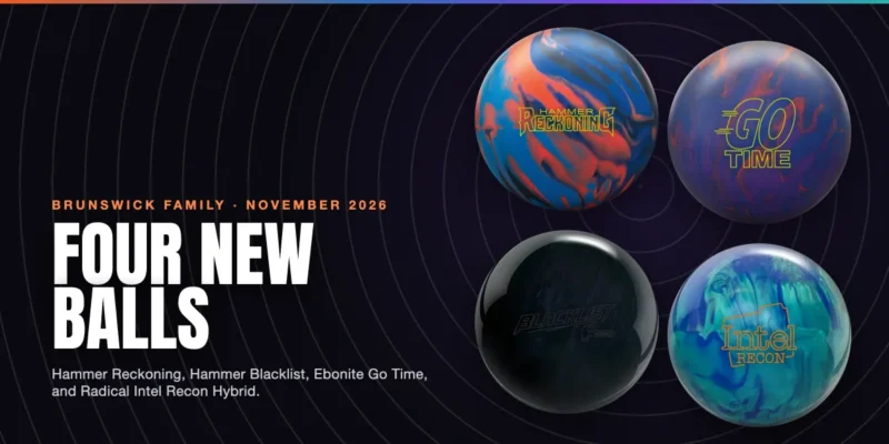 Four new Hammer, Ebonite and Radical bowling balls for November 2026