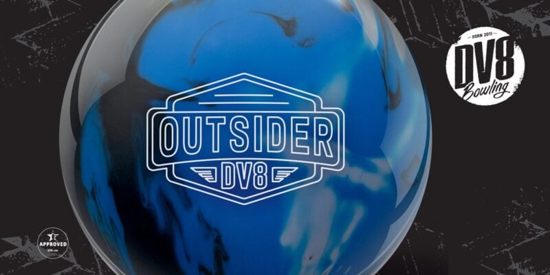 DV8 Outsider bowling ball launch banner