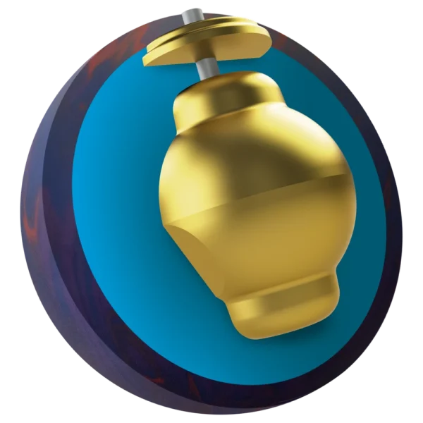 Ebonite Go Time bowling ball core (16-14 lb)
