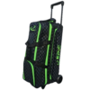 Epic 3 Ball Triple Superior Black Lime Plaid Bowling Bag 1
