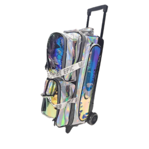 Epic 3 Ball Triple Luminous Silver Holo Bowling Bag