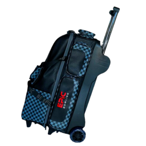 Epic 4 Ball Inline Superior Deluxe Black Slate Plaid Bowling Bag