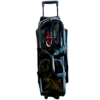 Epic 3 Ball Triple Luminous Black Clear Pocket Bowling Bag