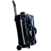 Epic 3 Ball Triple Luminous Black Clear Pocket Bowling Bag