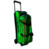 Epic 3 Ball Flash Triple Tote Emerald Green Holo With Removeable Pouch Bowling Bag