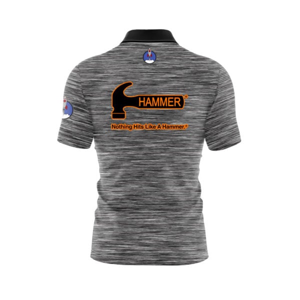 Hammer Black Heather Xpress Ship Rocket Bowling Jersey - Image 2