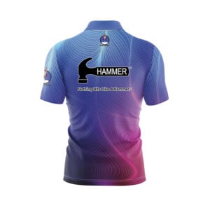 Alternative view of Hammer String Theory Xpress Ship Rocket Bowling Jersey