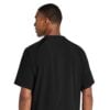 CoolWick Short Sleeve 1/2-Zip Bowling Jacket back - Black