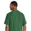 CoolWick Short Sleeve 1/2-Zip Bowling Jacket back - Forest Green
