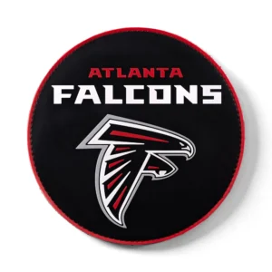 KR Strikeforce NFL Atlanta Falcons round rubber bowling shammy, embossed team logo
