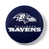 KR Strikeforce NFL Baltimore Ravens round rubber bowling shammy, embossed team logo