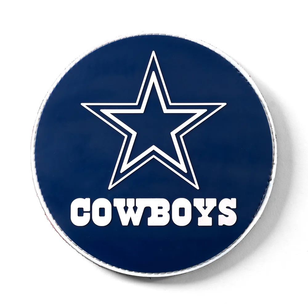 KR Strikeforce NFL Dallas Cowboys round rubber bowling shammy, embossed team logo