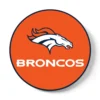 KR Strikeforce NFL Denver Broncos round rubber bowling shammy, embossed team logo