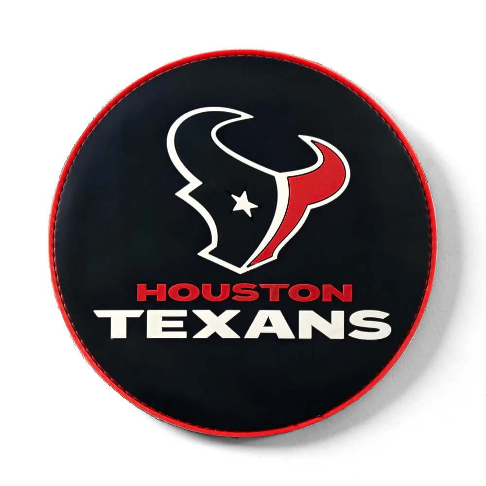 KR Strikeforce NFL Houston Texans round rubber bowling shammy, embossed team logo