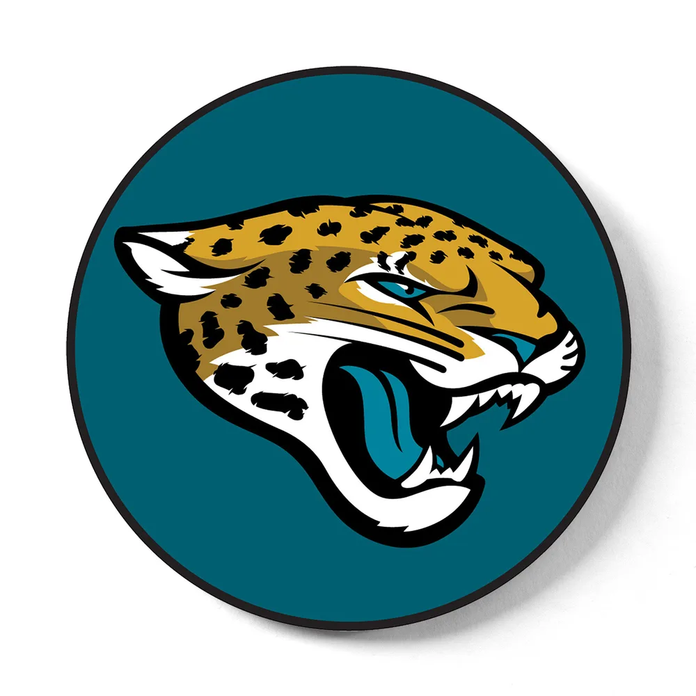 KR Strikeforce NFL Jacksonville Jaguars round rubber bowling shammy, embossed team logo