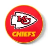 KR Strikeforce NFL Kansas City Chiefs round rubber bowling shammy, embossed team logo