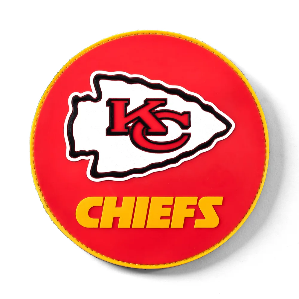KR Strikeforce NFL Kansas City Chiefs round rubber bowling shammy, embossed team logo