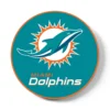 KR Strikeforce NFL Miami Dolphins round rubber bowling shammy, embossed team logo