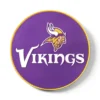 KR Strikeforce NFL Minnesota Vikings round rubber bowling shammy, embossed team logo