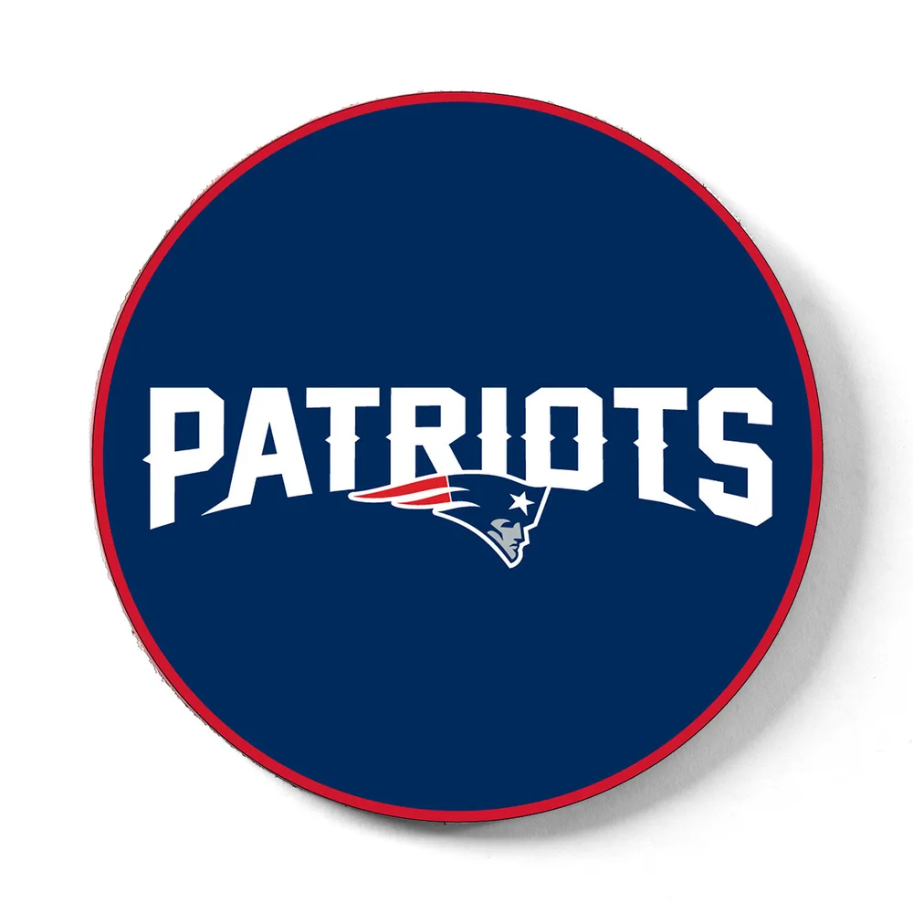 KR Strikeforce NFL New England Patriots round rubber bowling shammy, embossed team logo