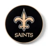 KR Strikeforce NFL New Orleans Saints round rubber bowling shammy, embossed team logo