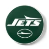 KR Strikeforce NFL New York Jets round rubber bowling shammy, embossed team logo