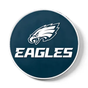 KR Strikeforce NFL Philadelphia Eagles round rubber bowling shammy, embossed team logo
