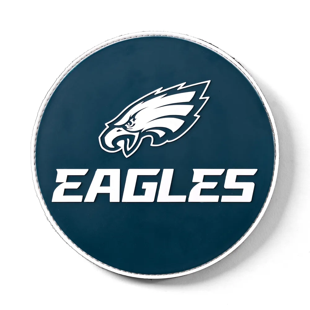 KR Strikeforce NFL Philadelphia Eagles round rubber bowling shammy, embossed team logo