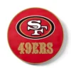 KR Strikeforce NFL San Francisco 49ers round rubber bowling shammy, embossed team logo