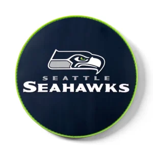 KR Strikeforce NFL Seattle Seahawks round rubber bowling shammy, embossed team logo